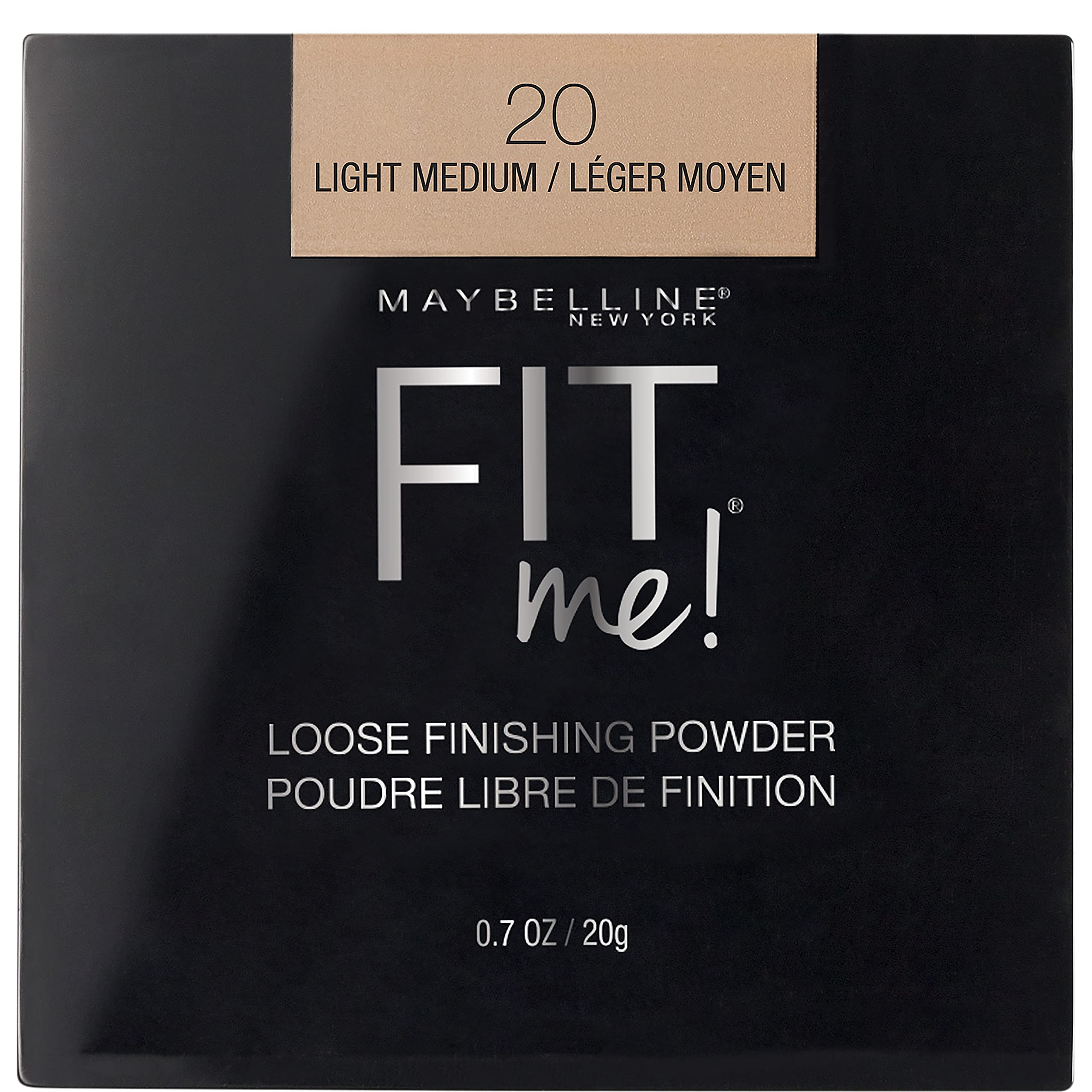 Maybelline Fit Me Loose Setting Powder, Face Powder and Finishing Makeup, Fair Light, 1 Count